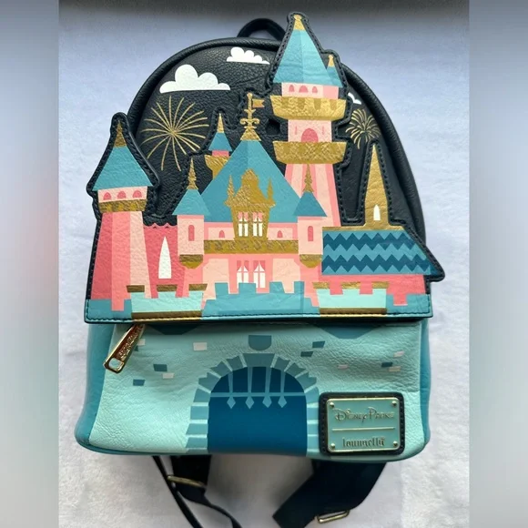 LOUNGEFLY X DISNEY* SLEEPING BEAUTY CASTLE MINI BACKPACK  display picture 1